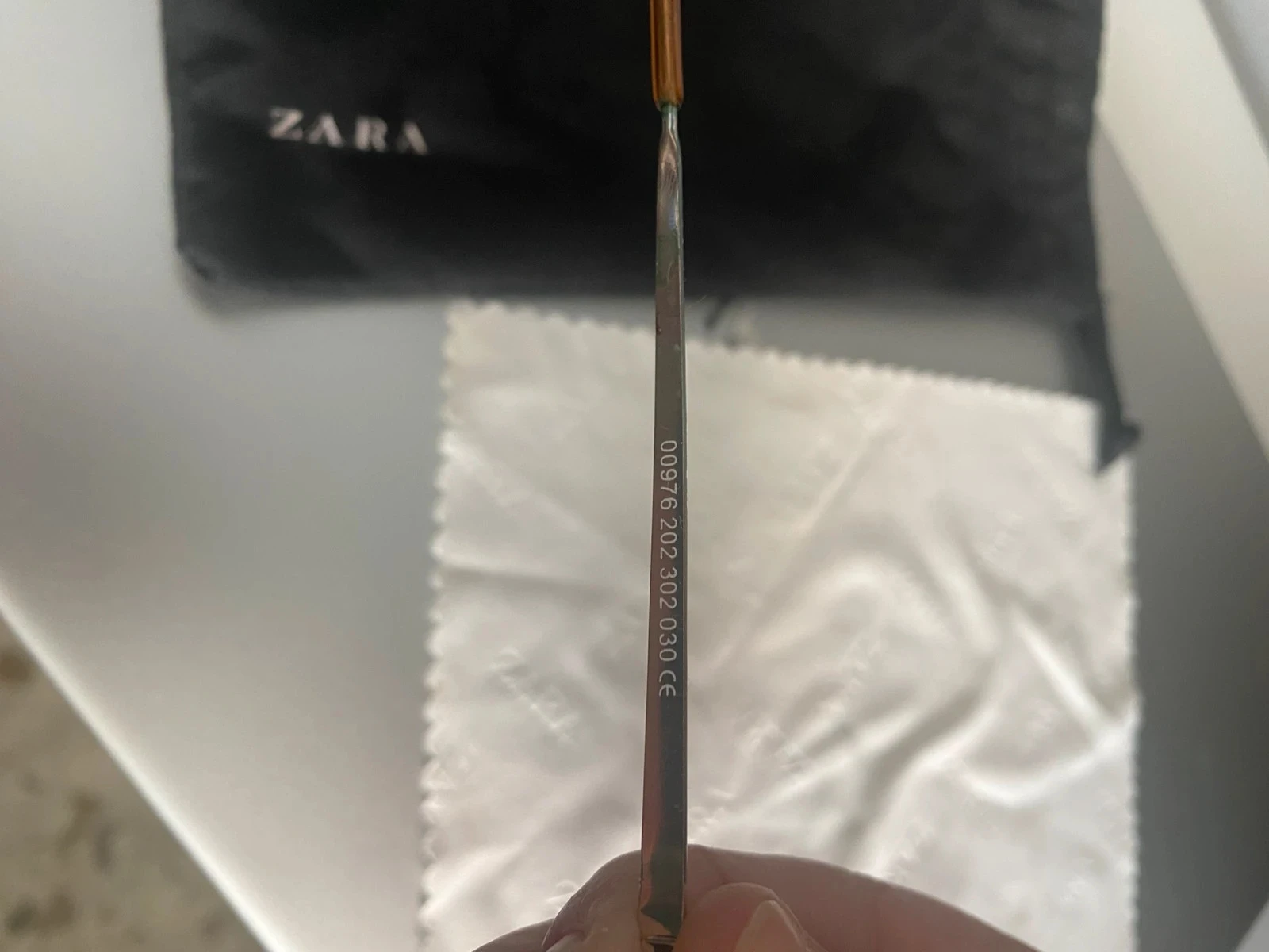 Zara metal Maxi sunglasses – photo 4